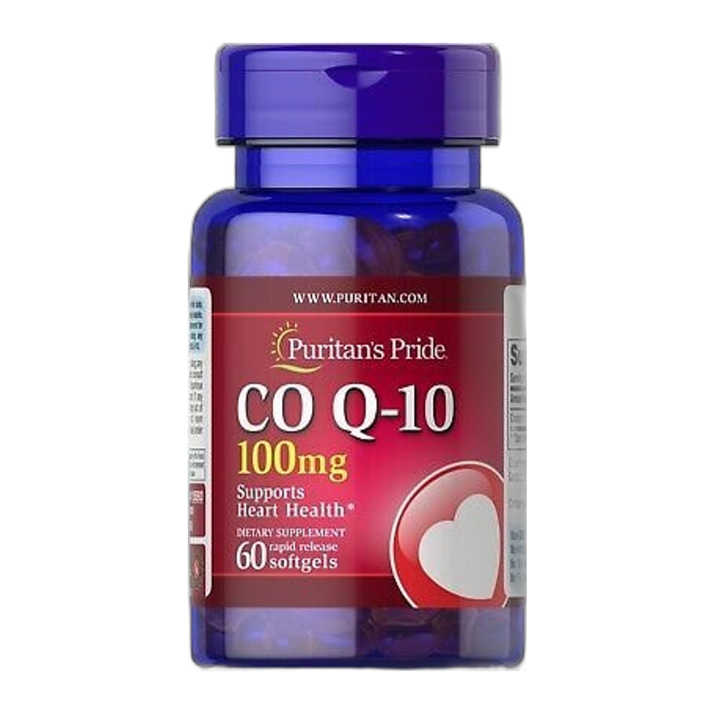 Puritan's Pride CoQ10, 100mg - 60 softgels