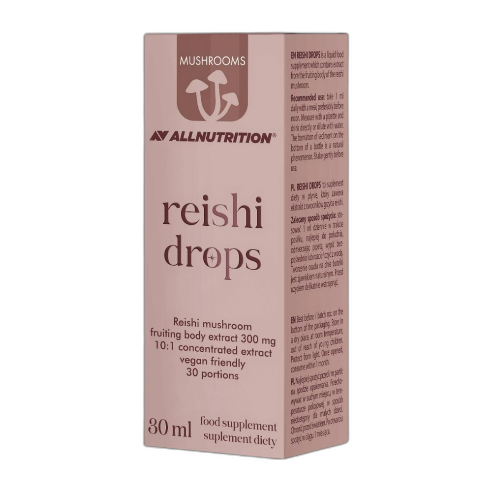 Allnutrition Mushrooms Reishi Drops, 300mg - 30 ml.