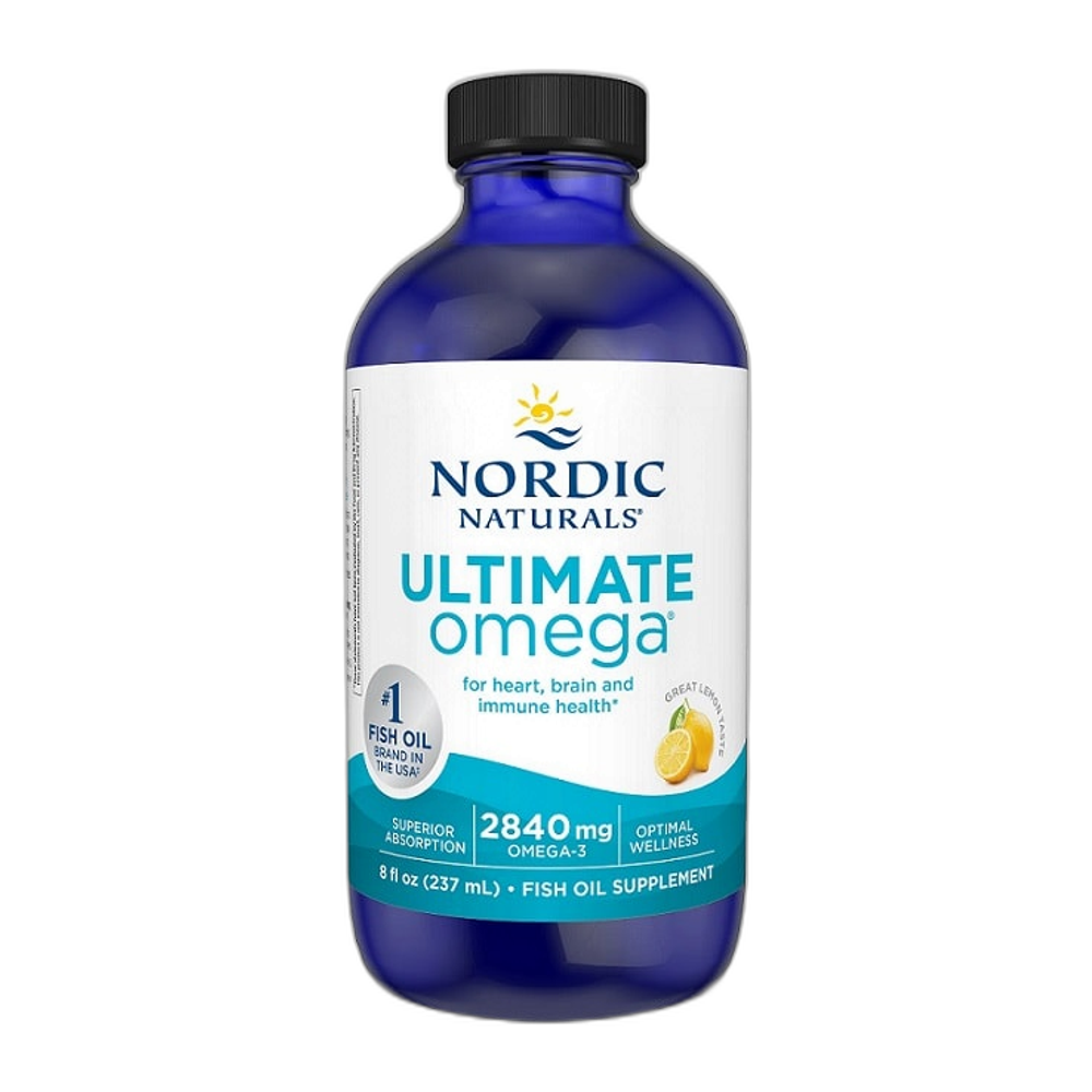 Nordic Naturals Ultimate Omega, 2840mg Lemon (EAN 768990027932) - 237 ml.