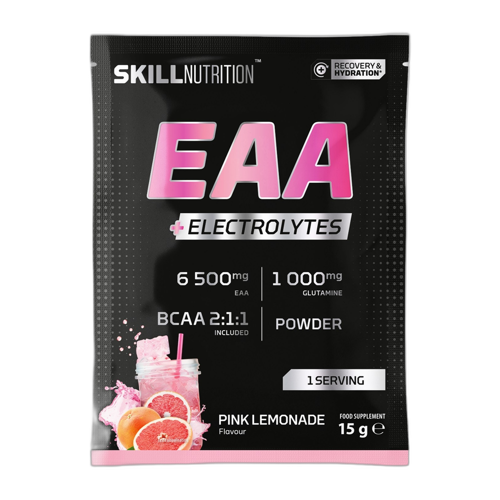 Skill Nutrition EAA + Electrolytes, Pink Lemonade  - 15g (1 serving)