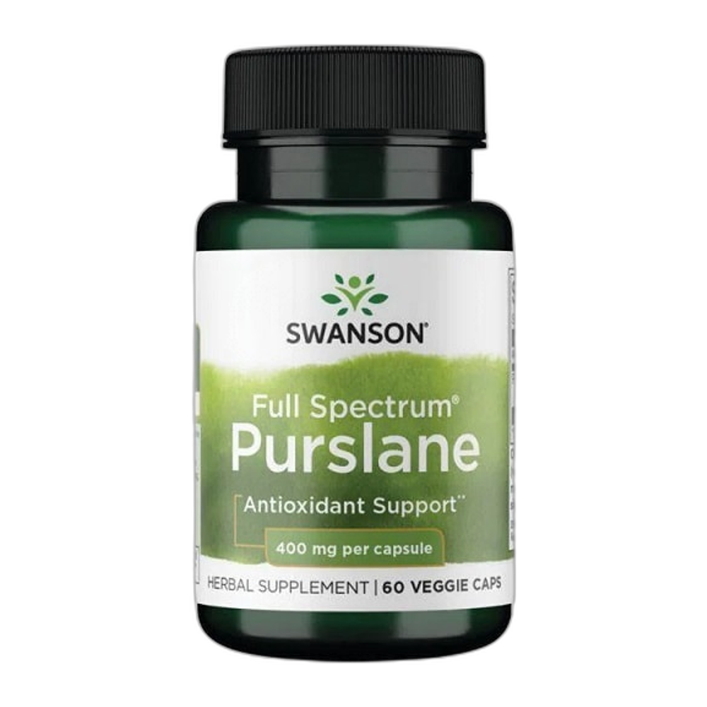 Swanson Full Spectrum Purslane, 400mg - 60 vcaps