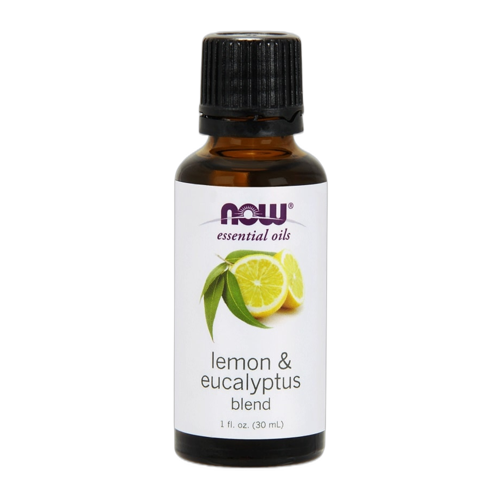 NOW Foods Essential Oil, Lemon & Eucalyptus Blend - 30 ml.