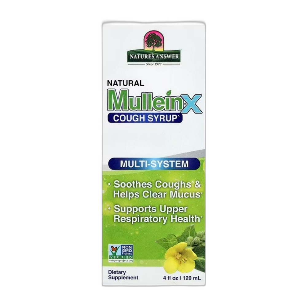 Nature's Answer Natural Mullein-X Cough Syrup - 120 ml.