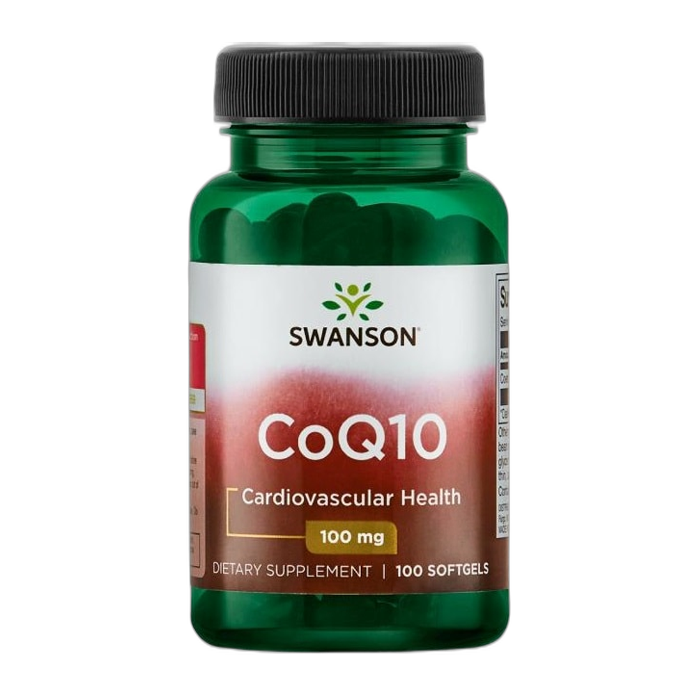 Swanson CoQ10, 100mg - 100 softgels