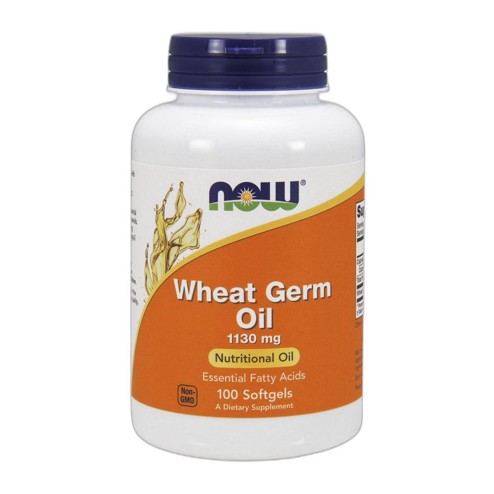 NOW Foods Wheat Germ Oil, 1130mg - 100 softgels