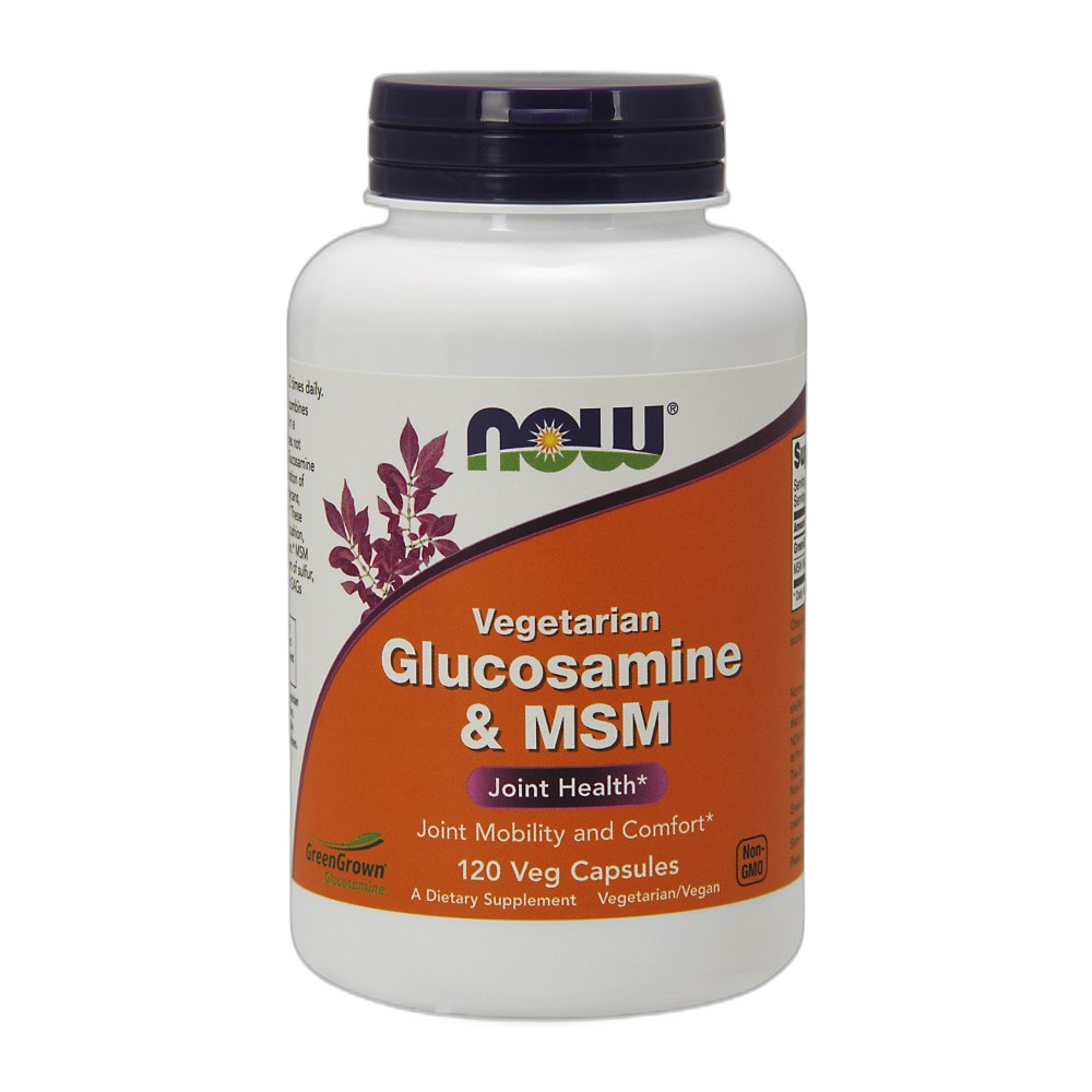 NOW Foods Glucosamine & MSM Vegetarian - 120 vcaps