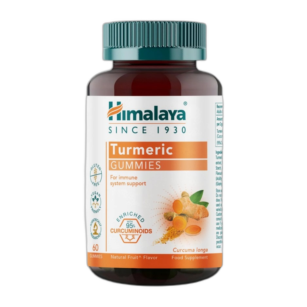 Himalaya Turmeric Gummies, Natural Fruit - 60 gummies
