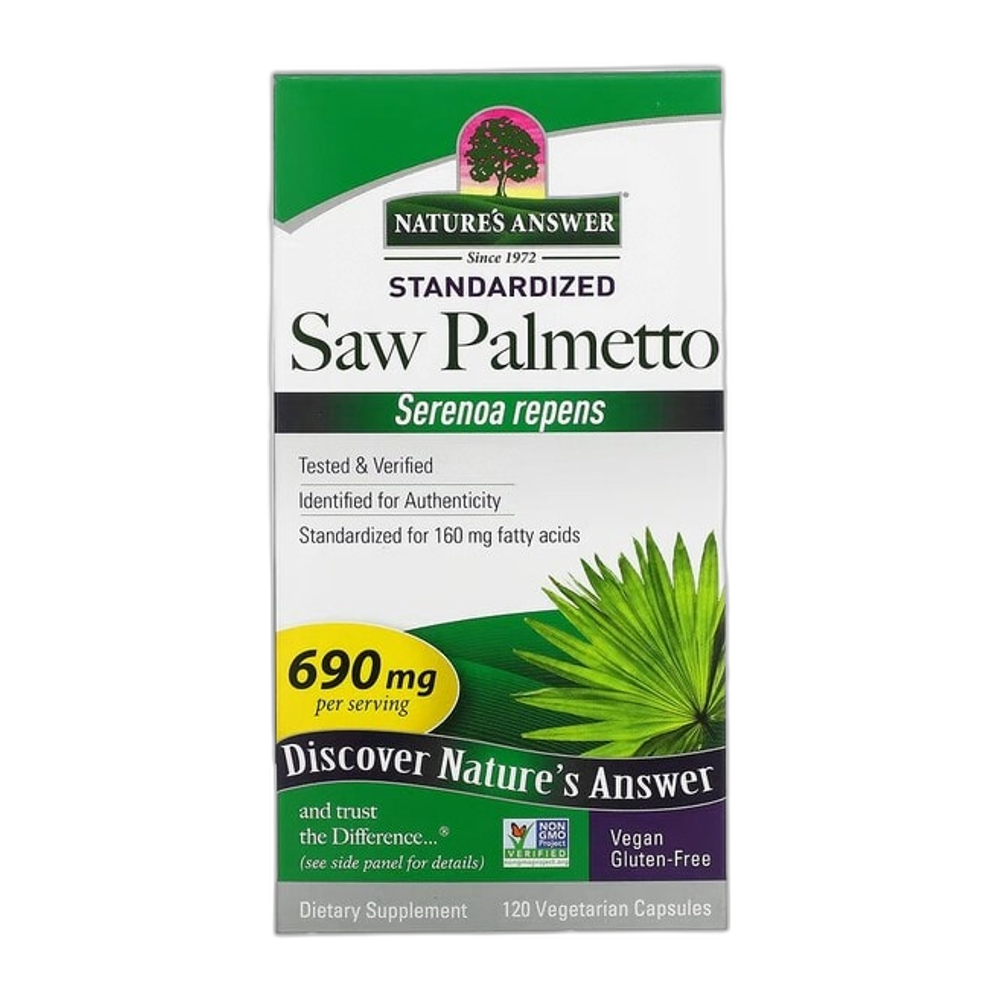 Nature's Answer Saw Palmetto Extract, 690mg - 120 vcaps