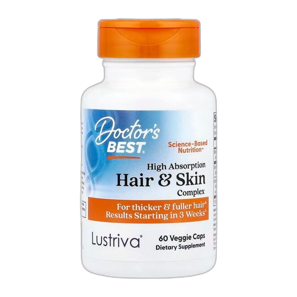 Doctor's Best High Absorption Hair & Skin Complex - 60 vaps