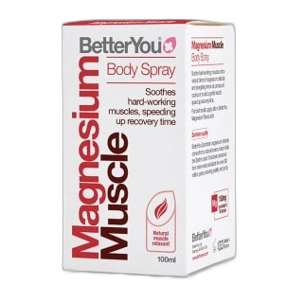 BetterYou Magnesium Muscle Body Spray - 100 ml.