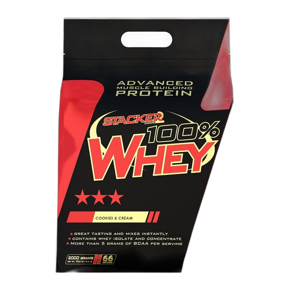 Stacker2 Europe 100% Whey, Cookies & Cream - 2000g