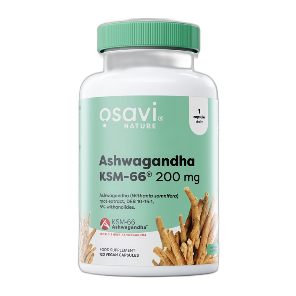 Osavi Ashwagandha KSM-66, 200mg - 120 vegan caps