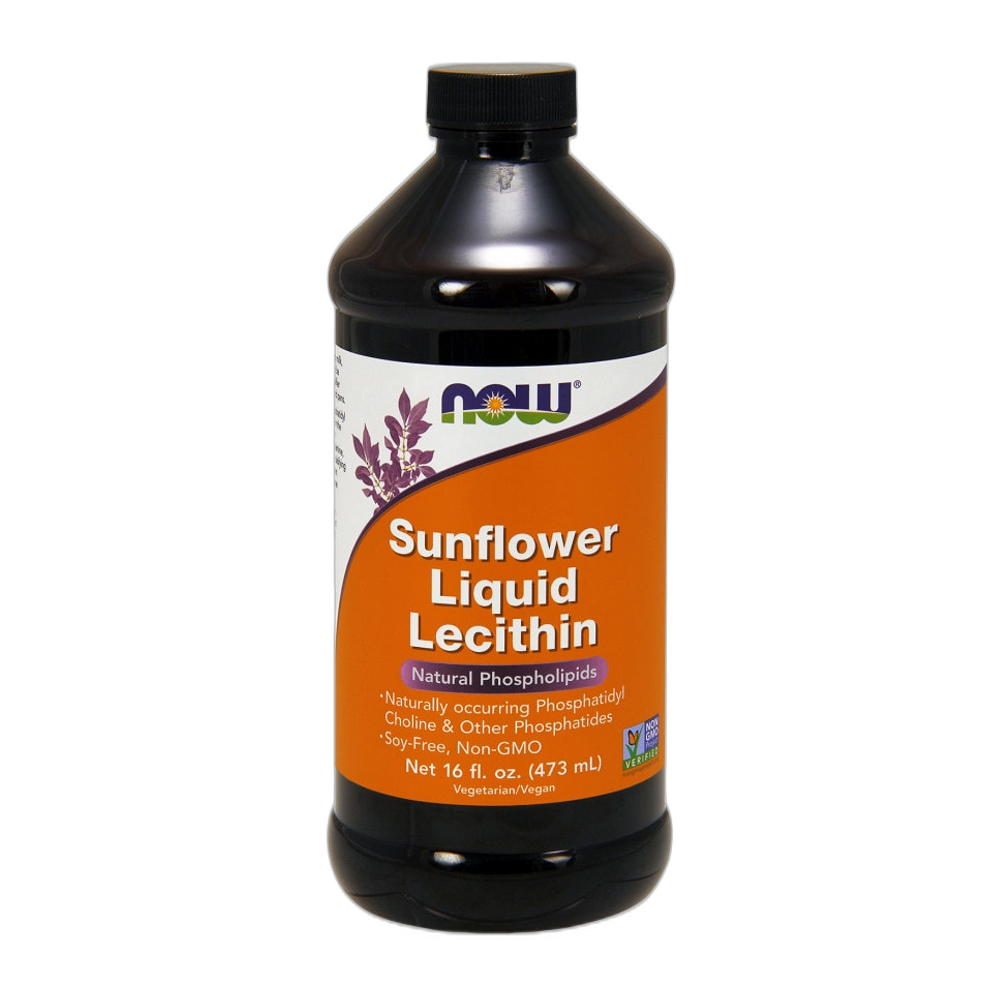 NOW Foods Sunflower Lecithin, Liquid - 473 ml.