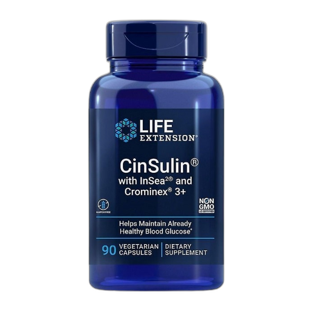 Life Extension CinSulin with InSea2 & Crominex 3+ - 90 vcaps