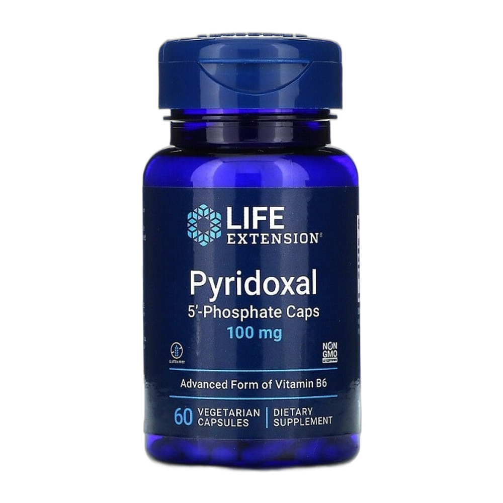 Life Extension Pyridoxal 5'-Phosphate Caps, 100mg - 60 vcaps