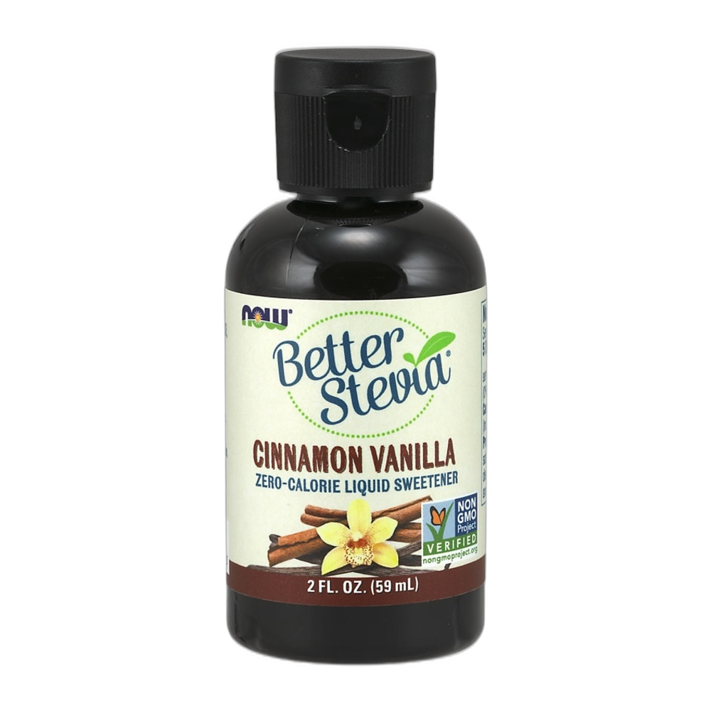 NOW Foods Better Stevia Liquid, French Vanilla - 59 ml.
