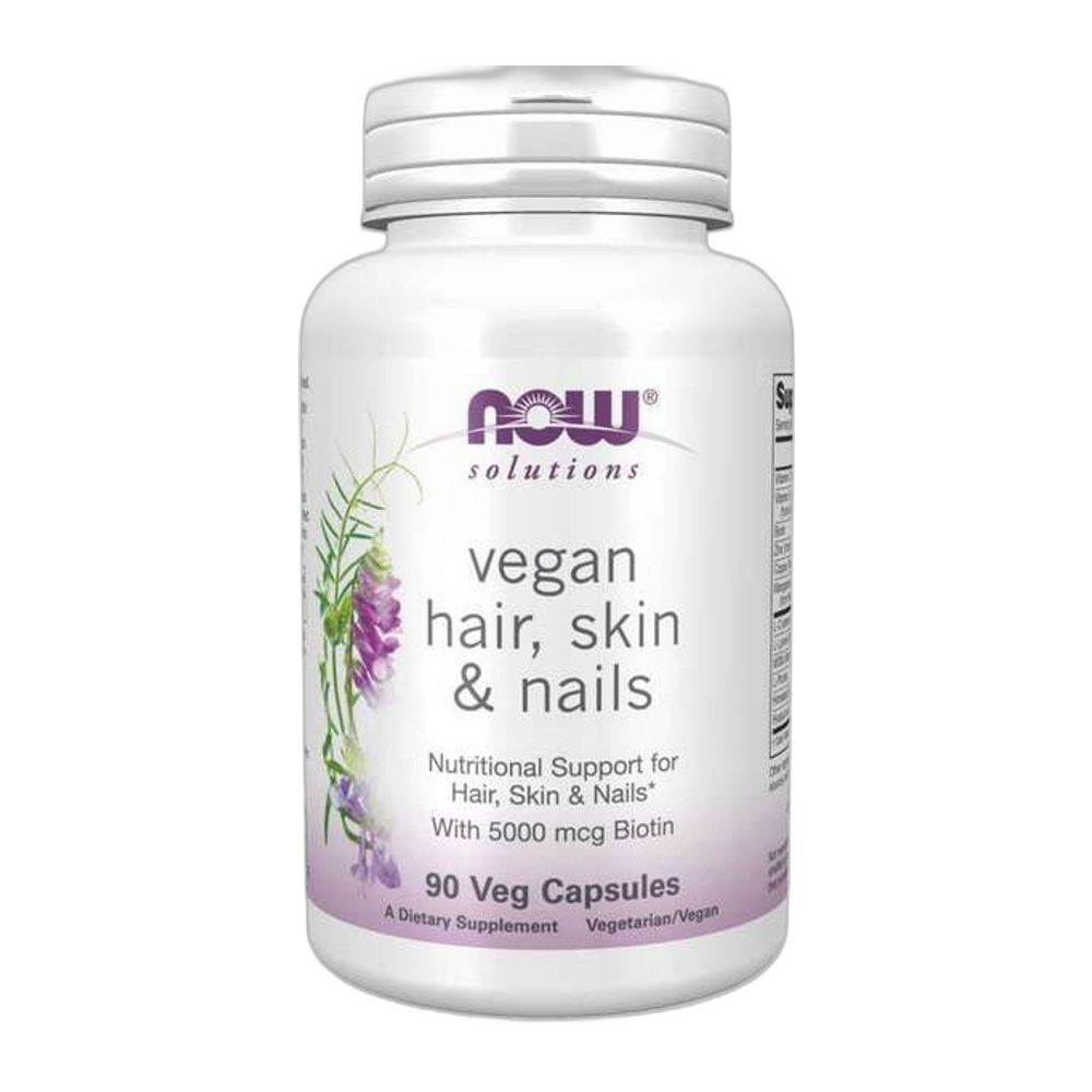 NOW Foods Vegan Hair, Skin & Nails - 90 vcaps