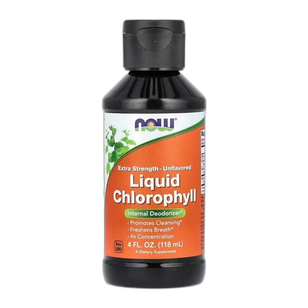 NOW Foods Extra Strength Liquid Chlorophyll, Unflavoured - 118 ml.