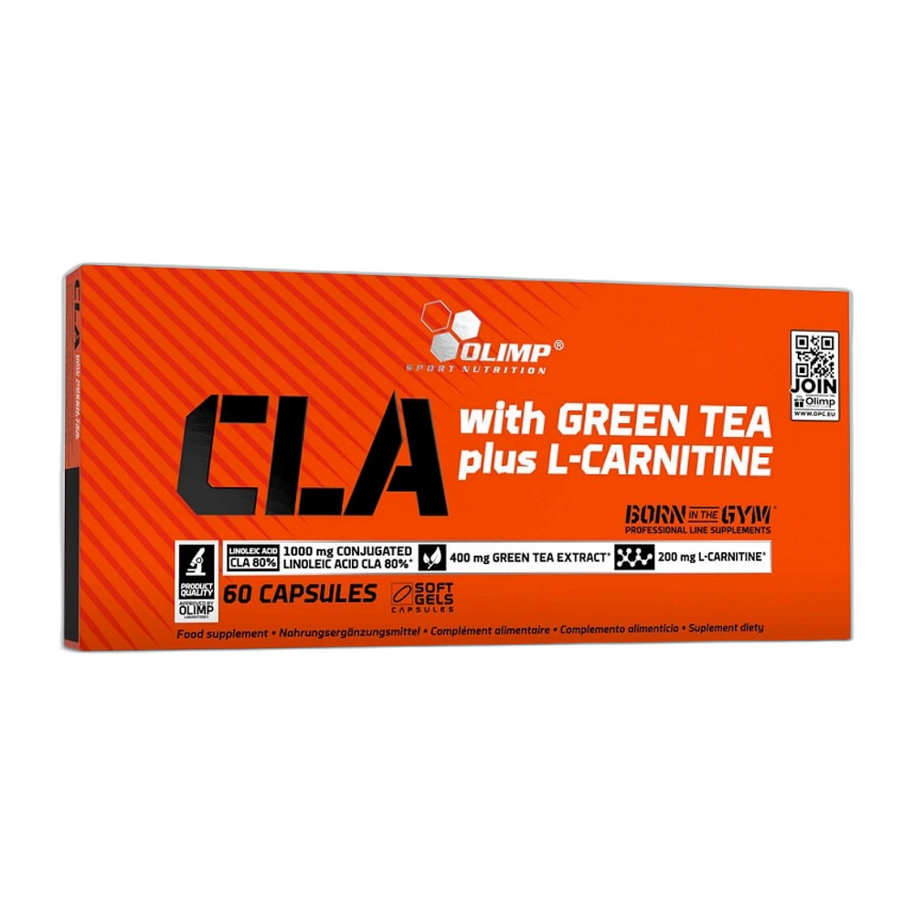 Olimp Nutrition CLA with Green Tea plus L-Carnitine - 60 caps