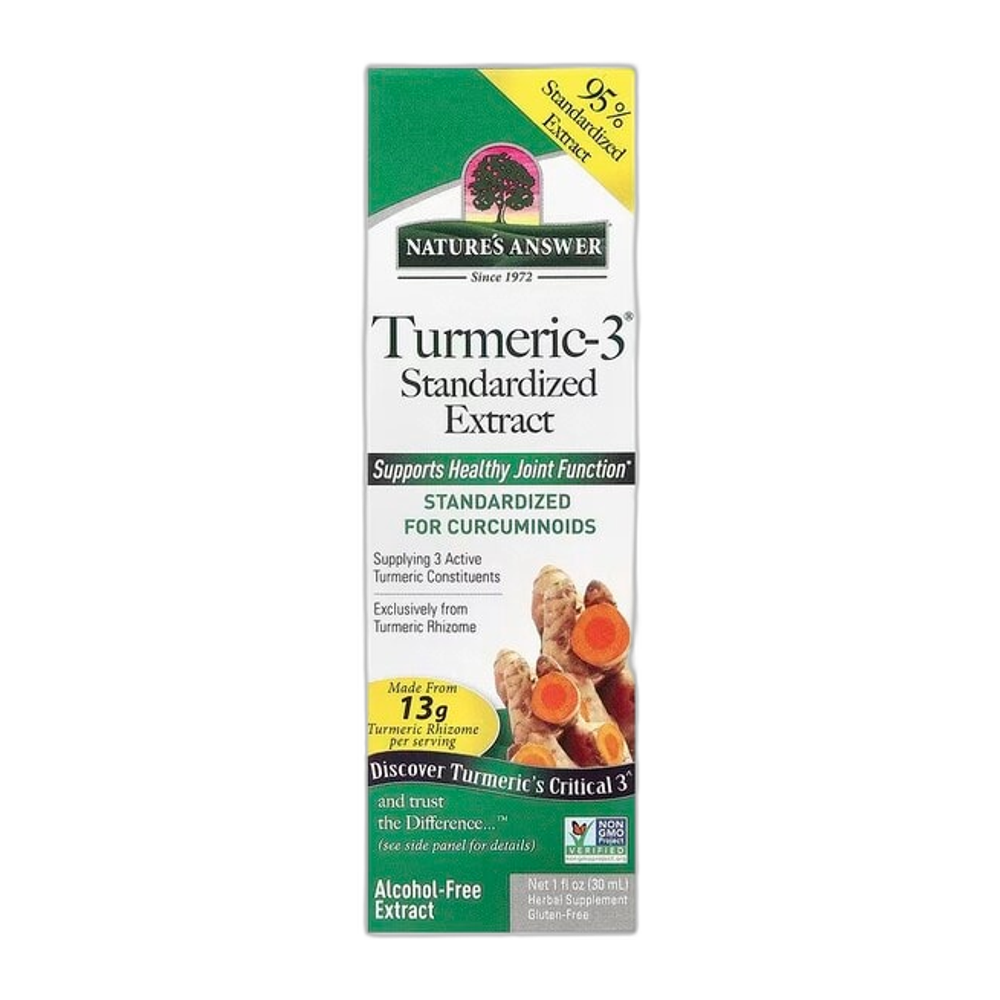 Nature's Answer Turmeric-3 Standardized Extract - 30 ml.