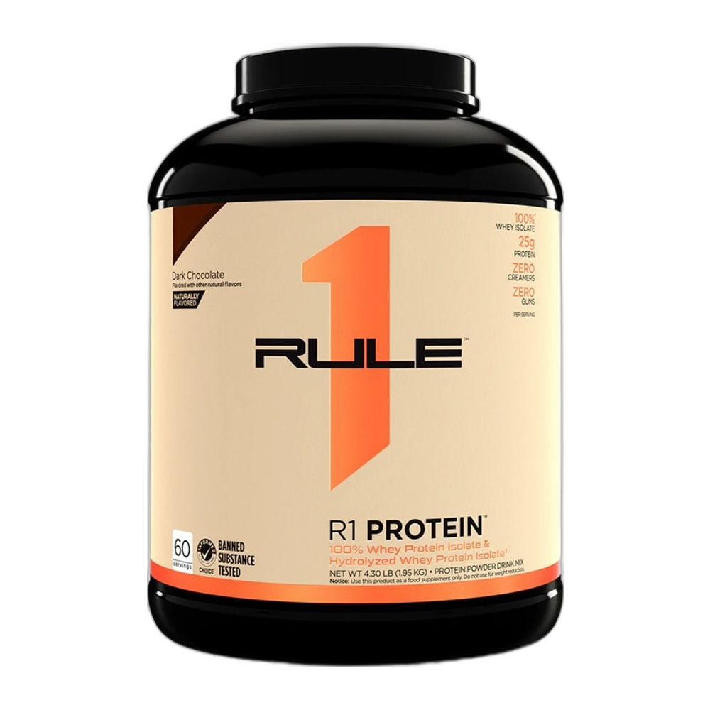Rule One R1 Protein Naturally Flavored, Dark Chocolate - 1950g