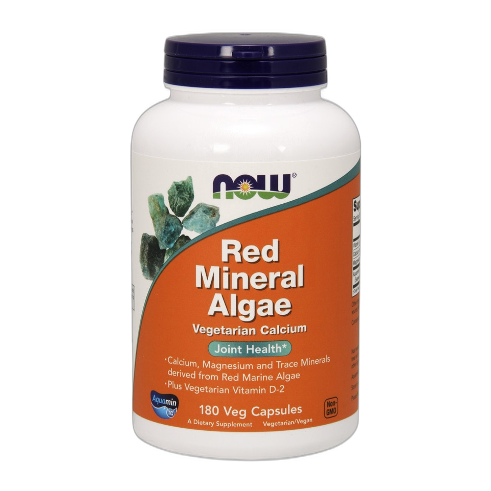 NOW Foods Red Mineral Algae - 180 vcaps