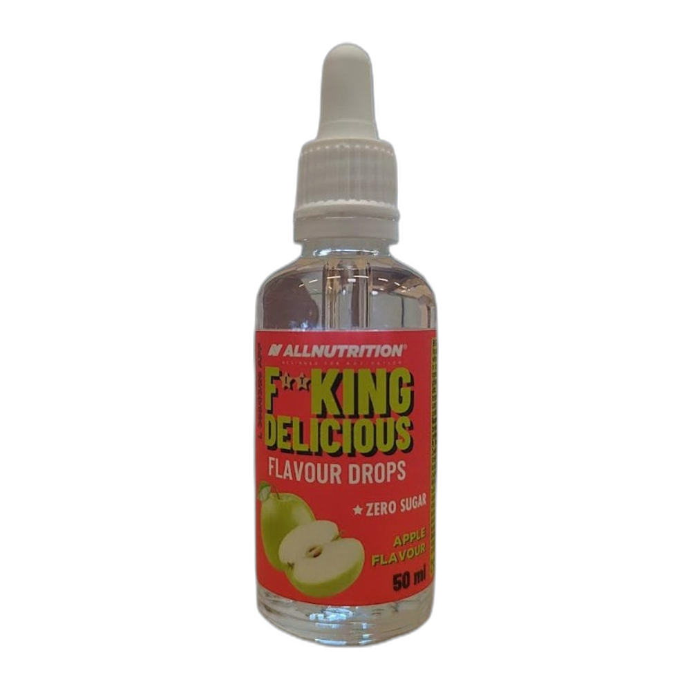 Allnutrition Fitking Delicious Flavour Drops, Apple - 50 ml.