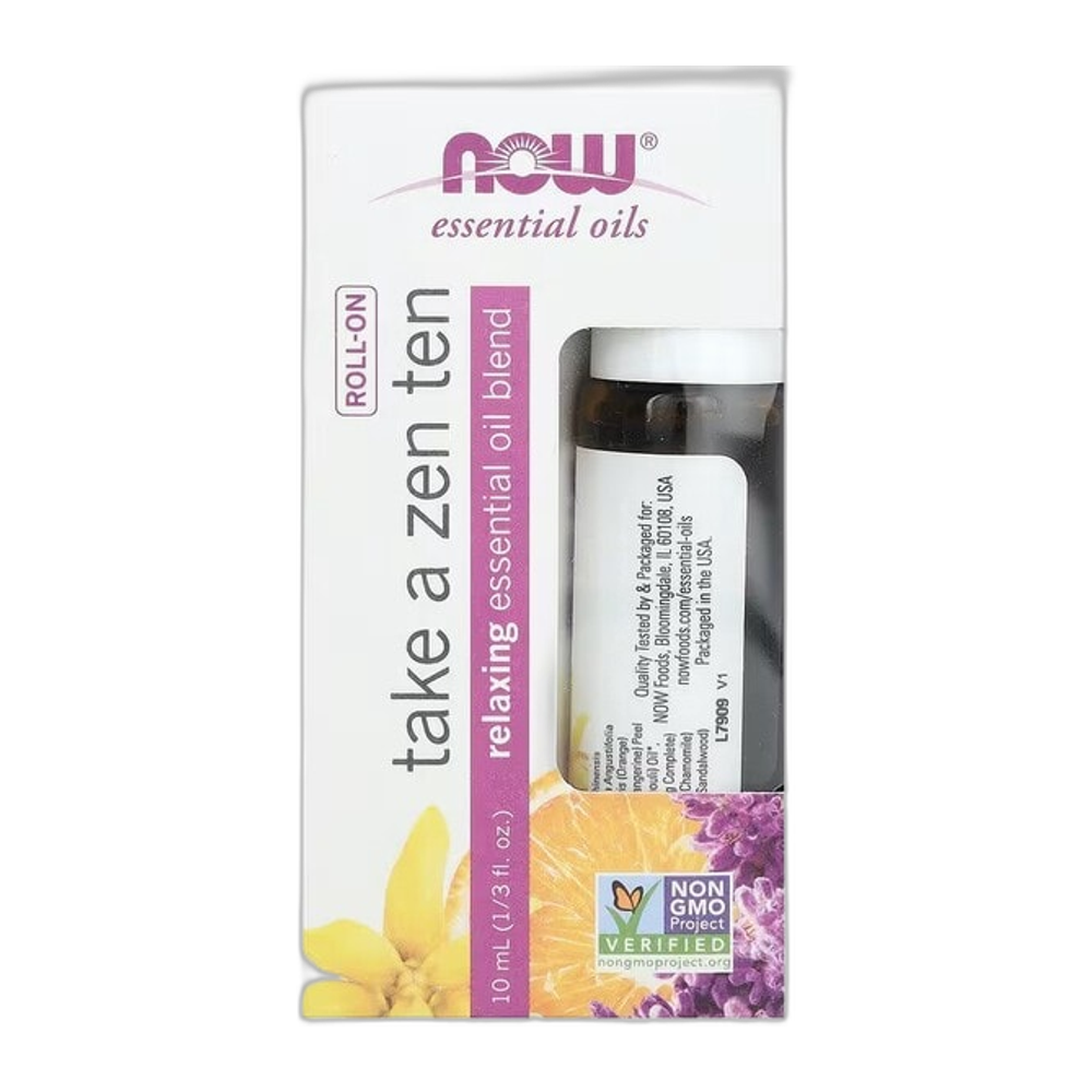 NOW Foods Essential Oil Roll-On, Take a Zen Ten - 10 ml.