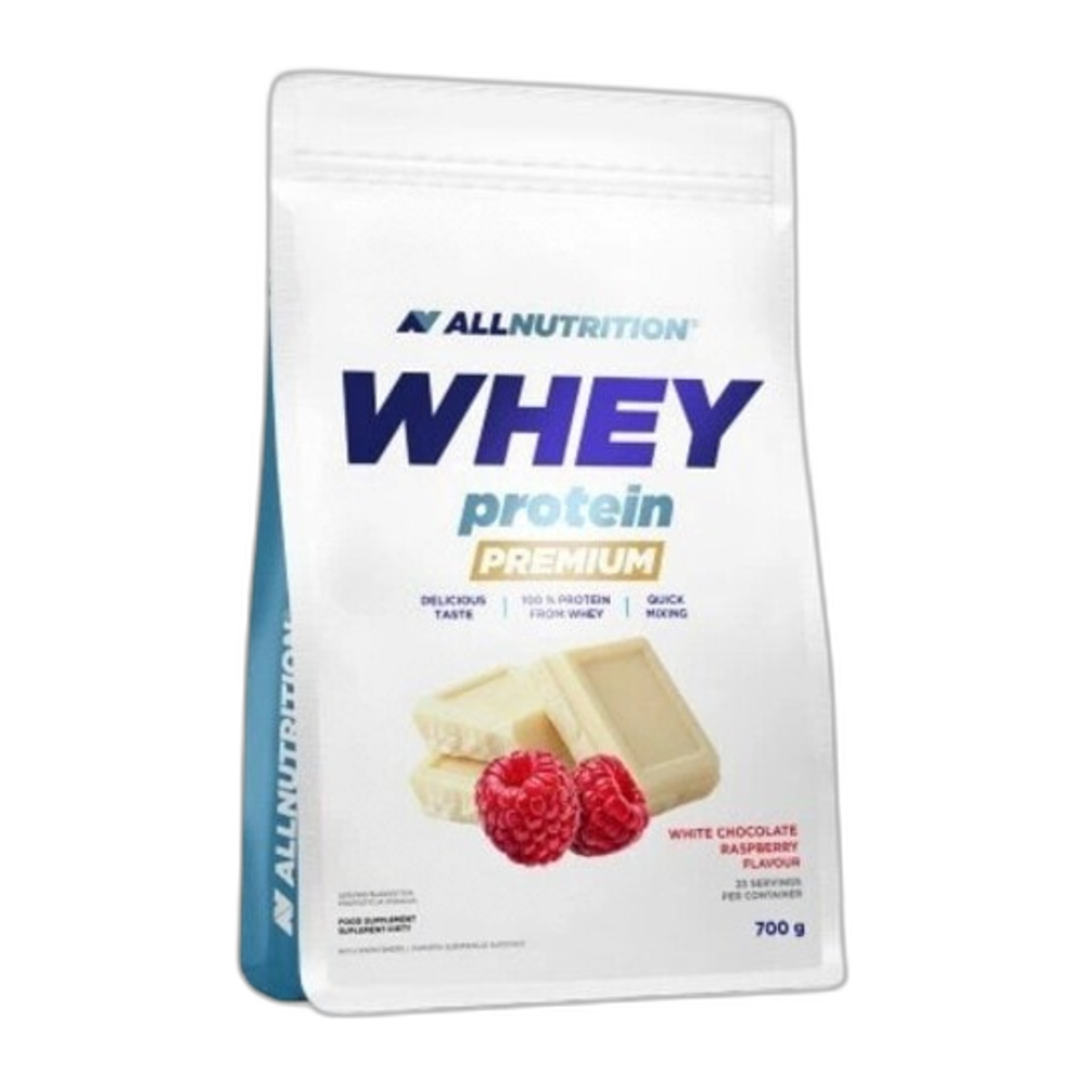 Allnutrition Whey Protein Premium, White Chocolate Raspberry - 700g
