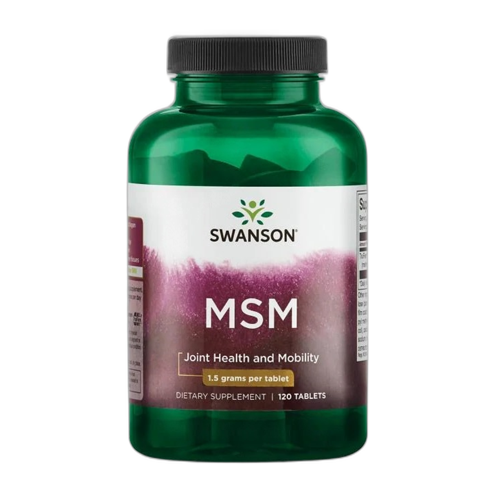 Swanson MSM, 1500mg - 120 tablets