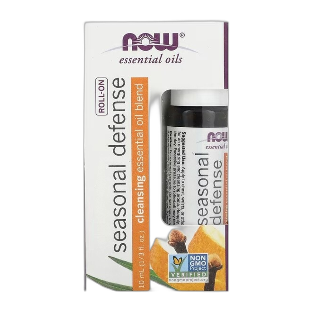NOW Foods Essential Oil Roll-On, Seasonal Defense - 10 ml.