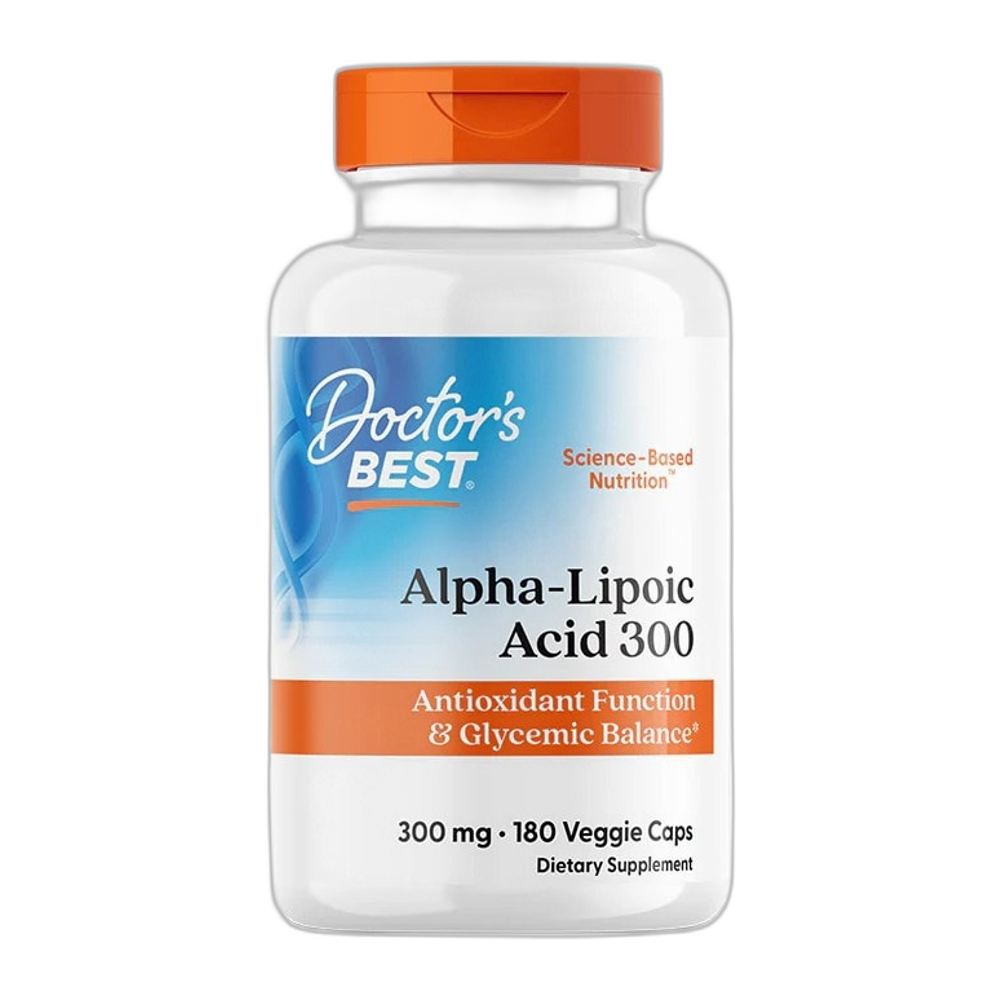 Doctor's Best Alpha-Lipoic Acid, 300mg - 180 vcaps