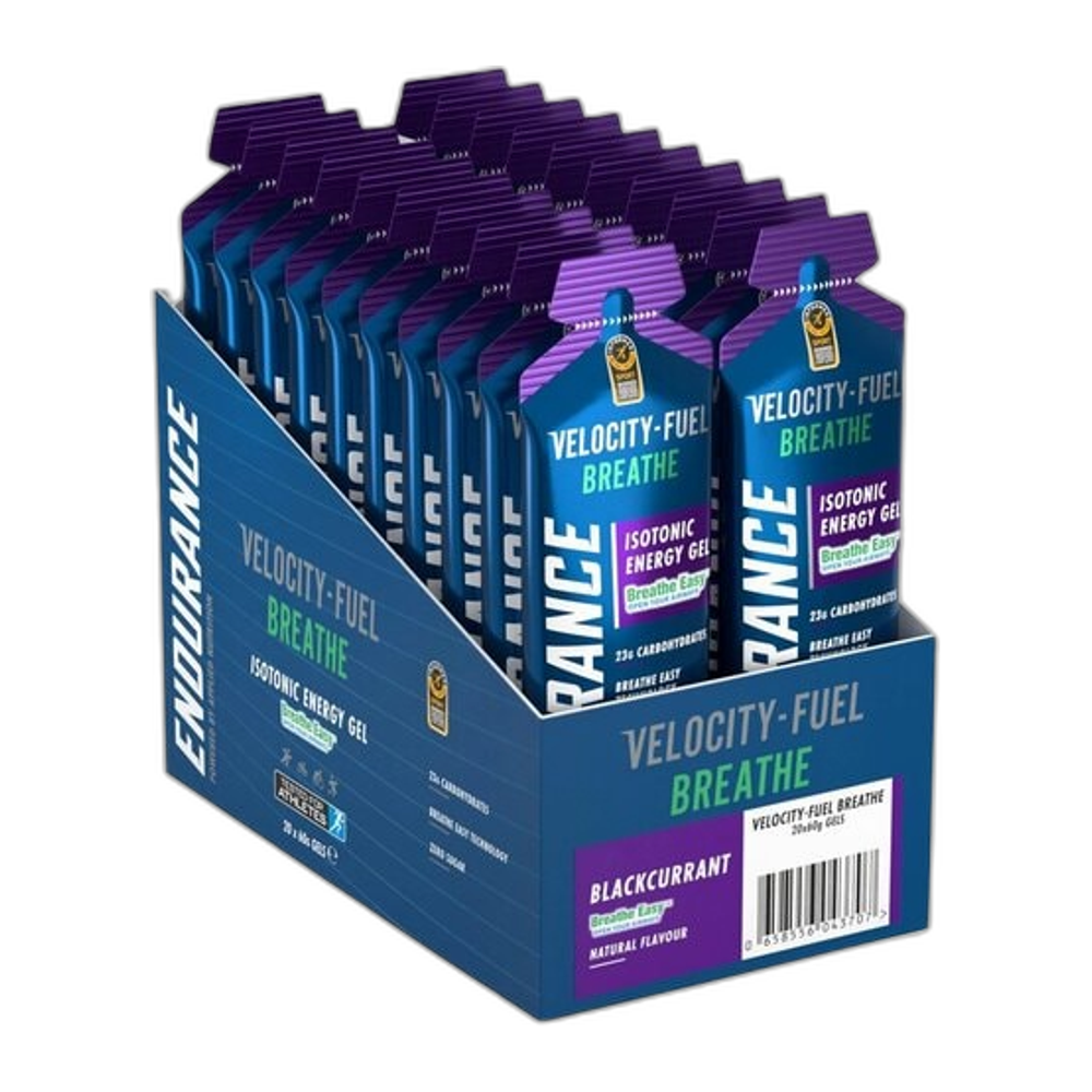 Applied Nutrition Endurance Breathe Isotonic Energy Gel, Blackcurrant - 20 x 60g