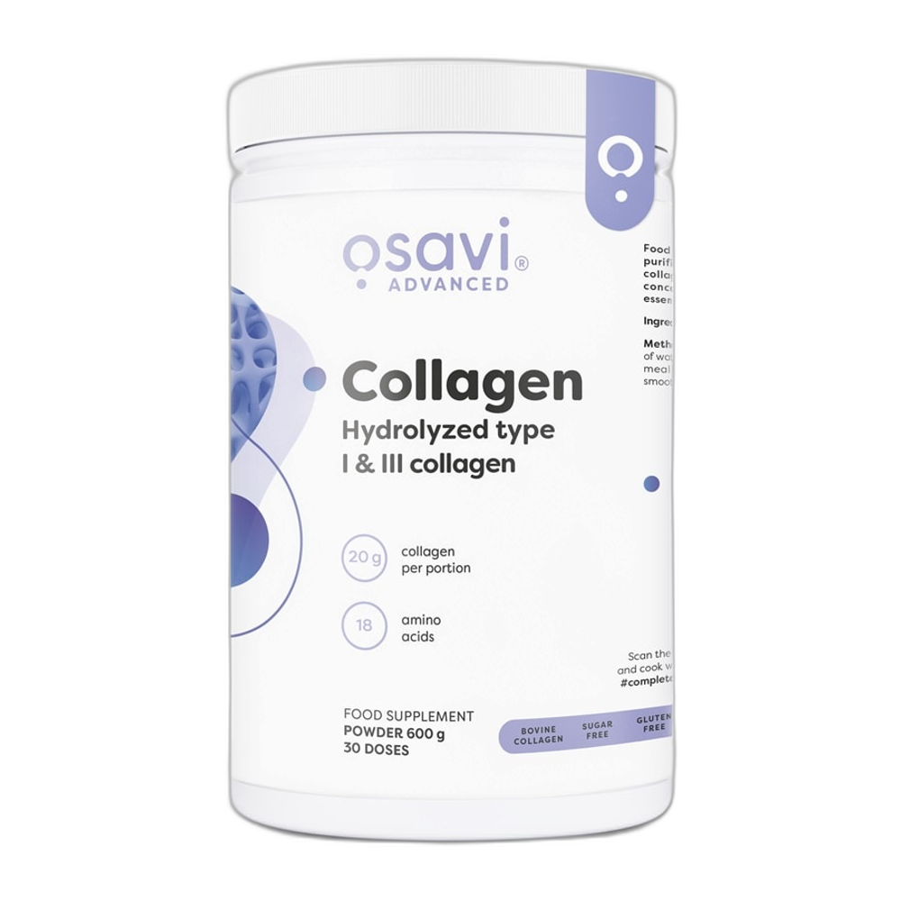 Osavi Collagen Hydrolysed Type I & III, Unflavoured - 600g