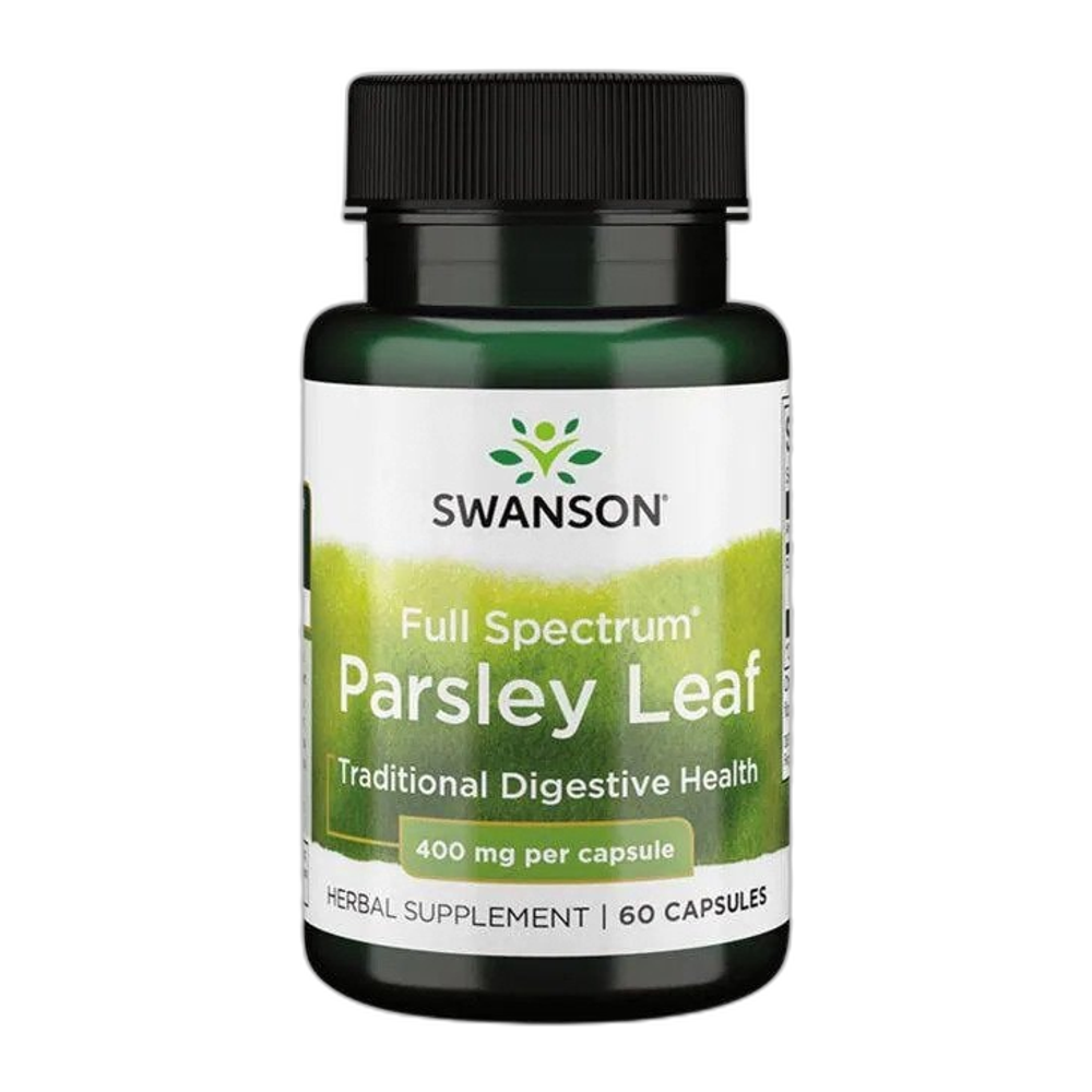Swanson Full Spectrum Parsley Leaf, 400mg - 60 caps