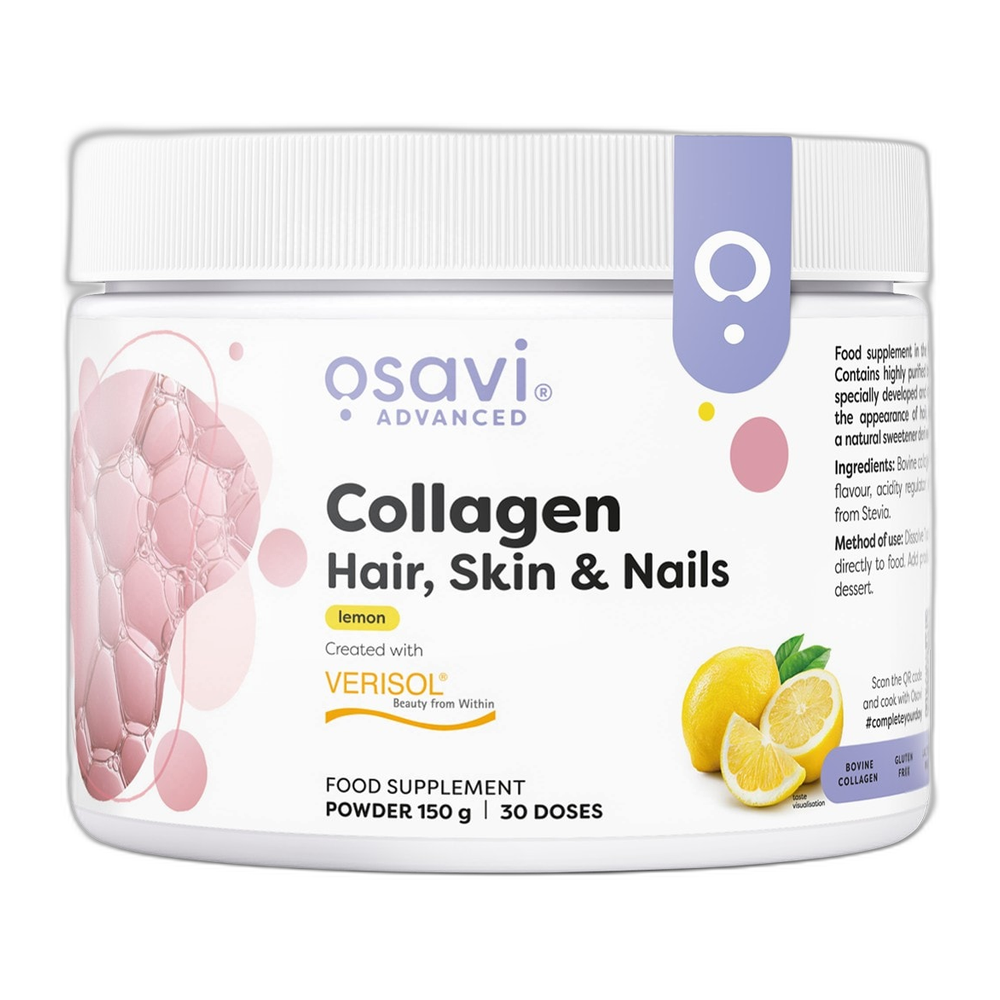 Osavi Collagen Peptides (Hair Skin & Nails), Lemon - 150g
