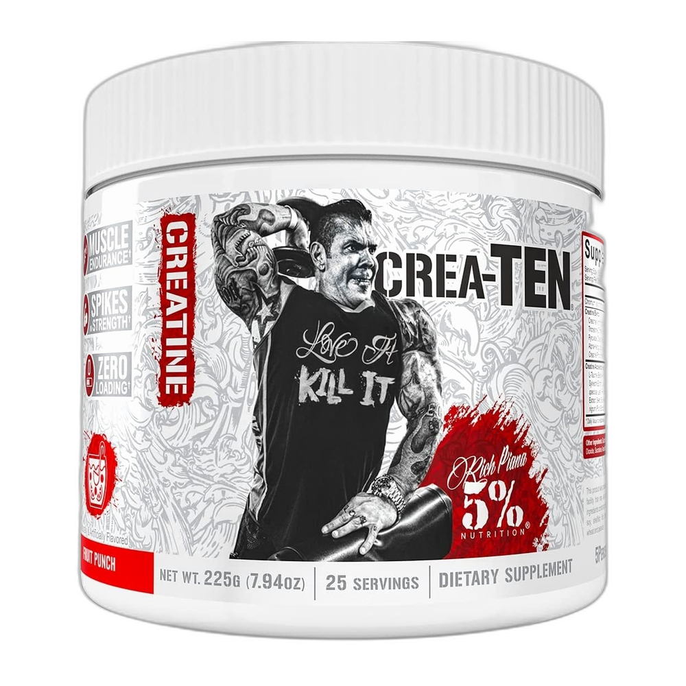 5% Nutrition Crea-TEN - Legendary Series, Fruit Punch - 225g