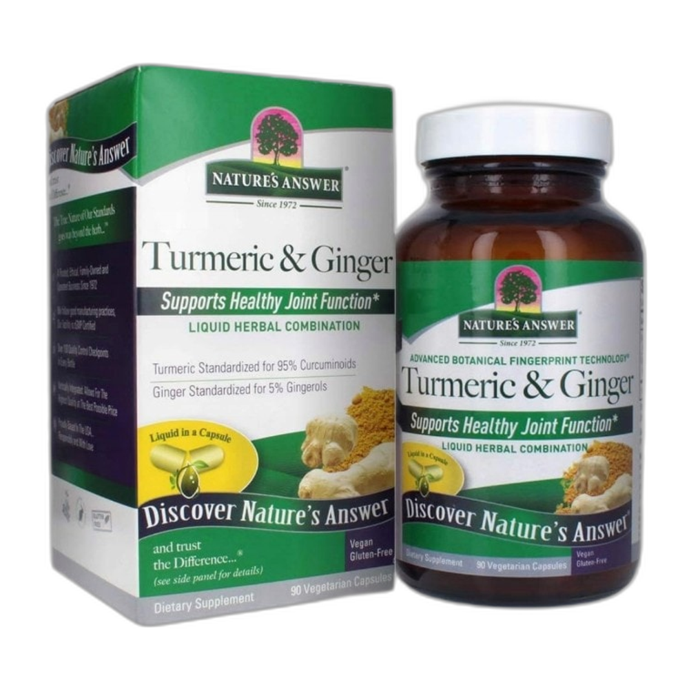 Nature's Answer Turmeric & Ginger - 90 vcaps