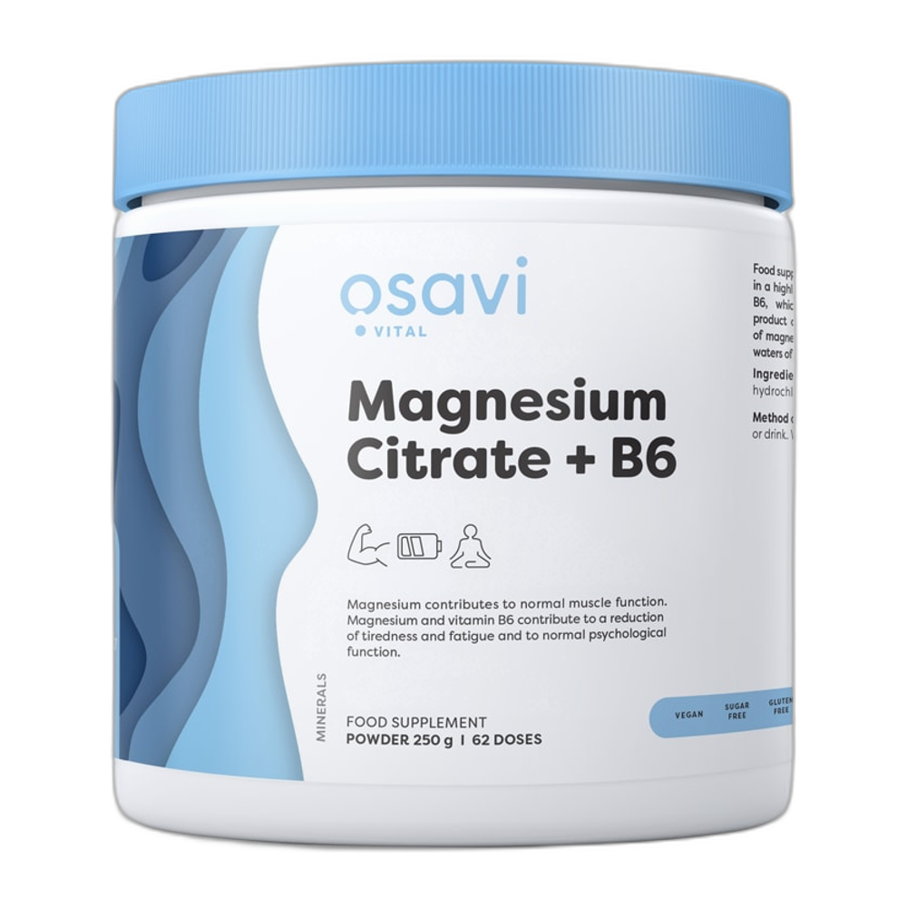 Osavi Magnesium Citrate + B6 Powder - 250g