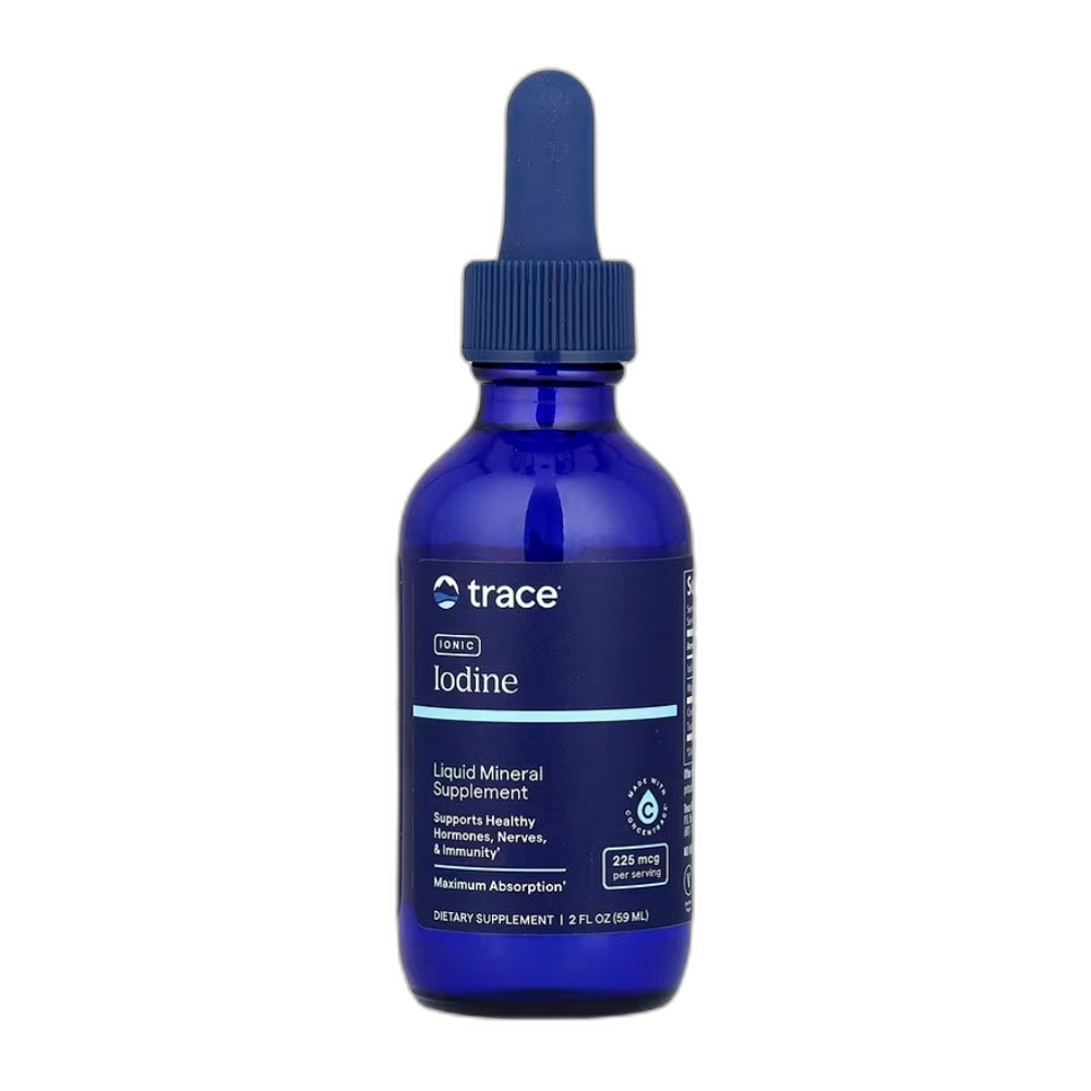 Trace Minerals Ionic Iodine, 225mcg - 59 ml.