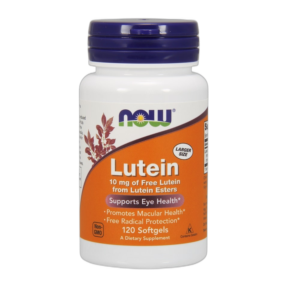 NOW Foods Lutein, 10mg - 120 softgels