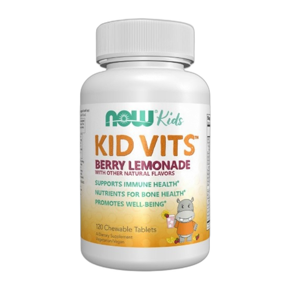NOW Foods Kid Vits, Berry Lemonade - 120 chewables