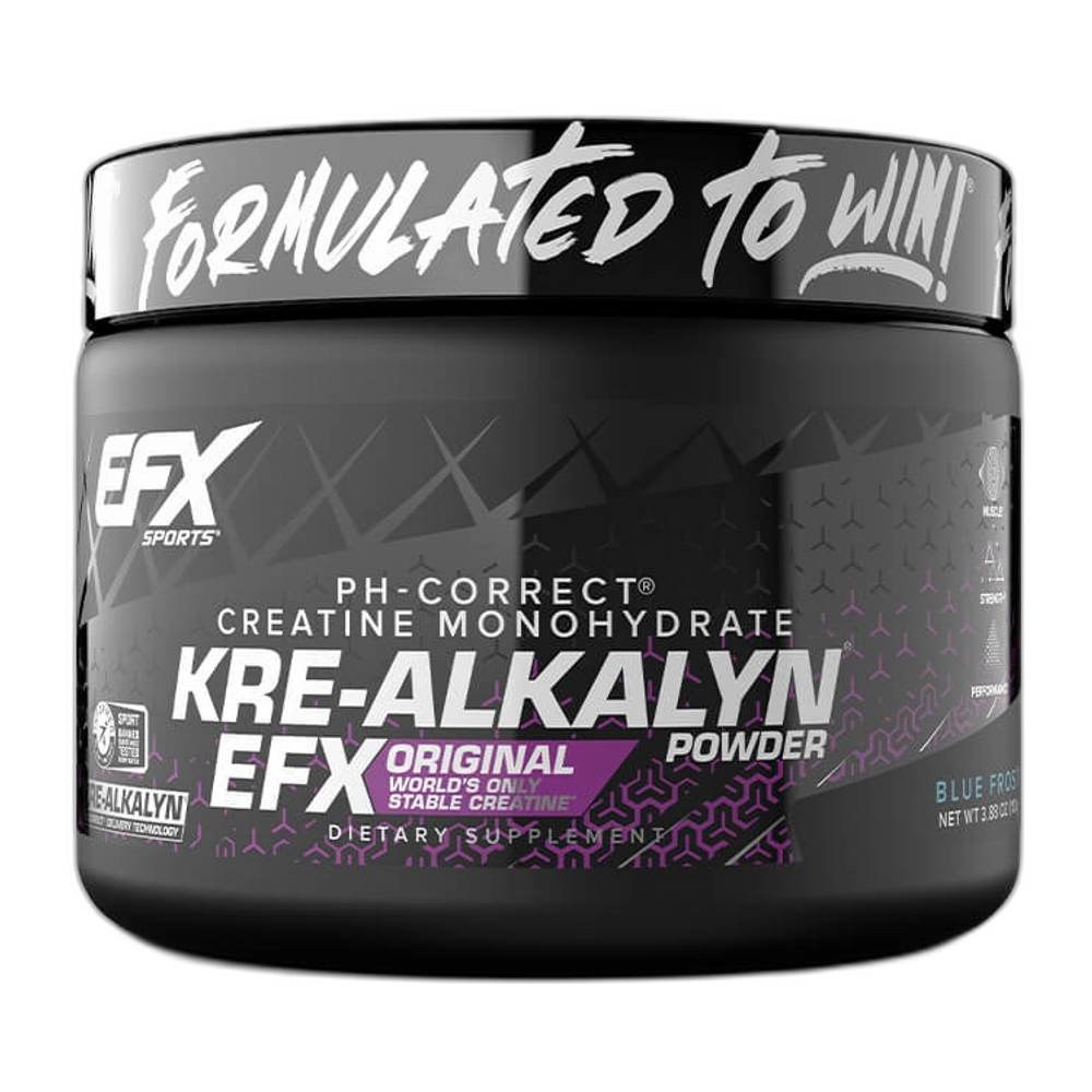 EFX Sports Kre-Alkalyn Powder, Blue Frost - 110g