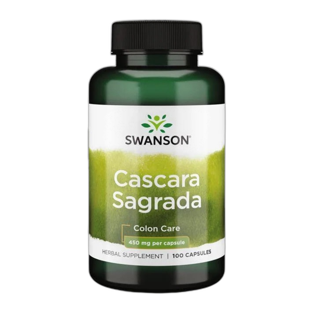 Swanson Cascara Sagrada, 450mg - 100 caps