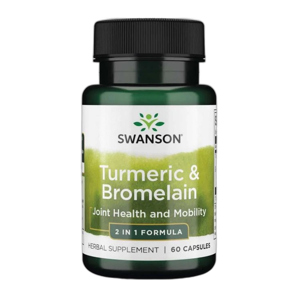 Swanson Turmeric & Bromelain - 60 caps