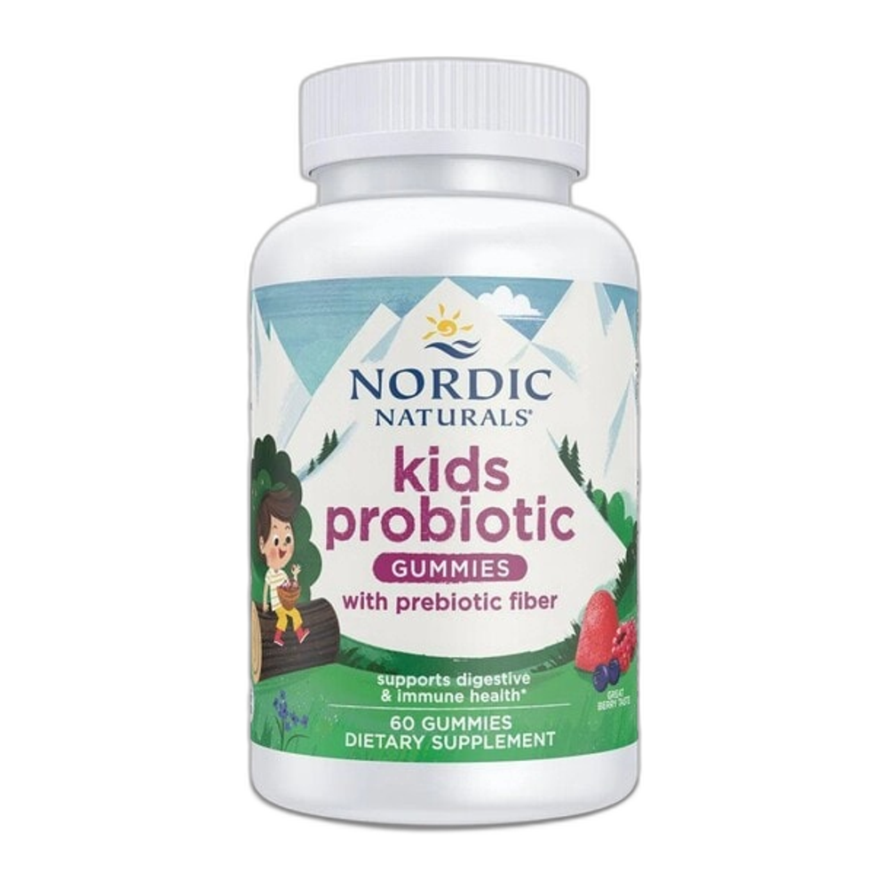 Nordic Naturals Kids Probiotic Gummies, Great Berry - 60 gummies