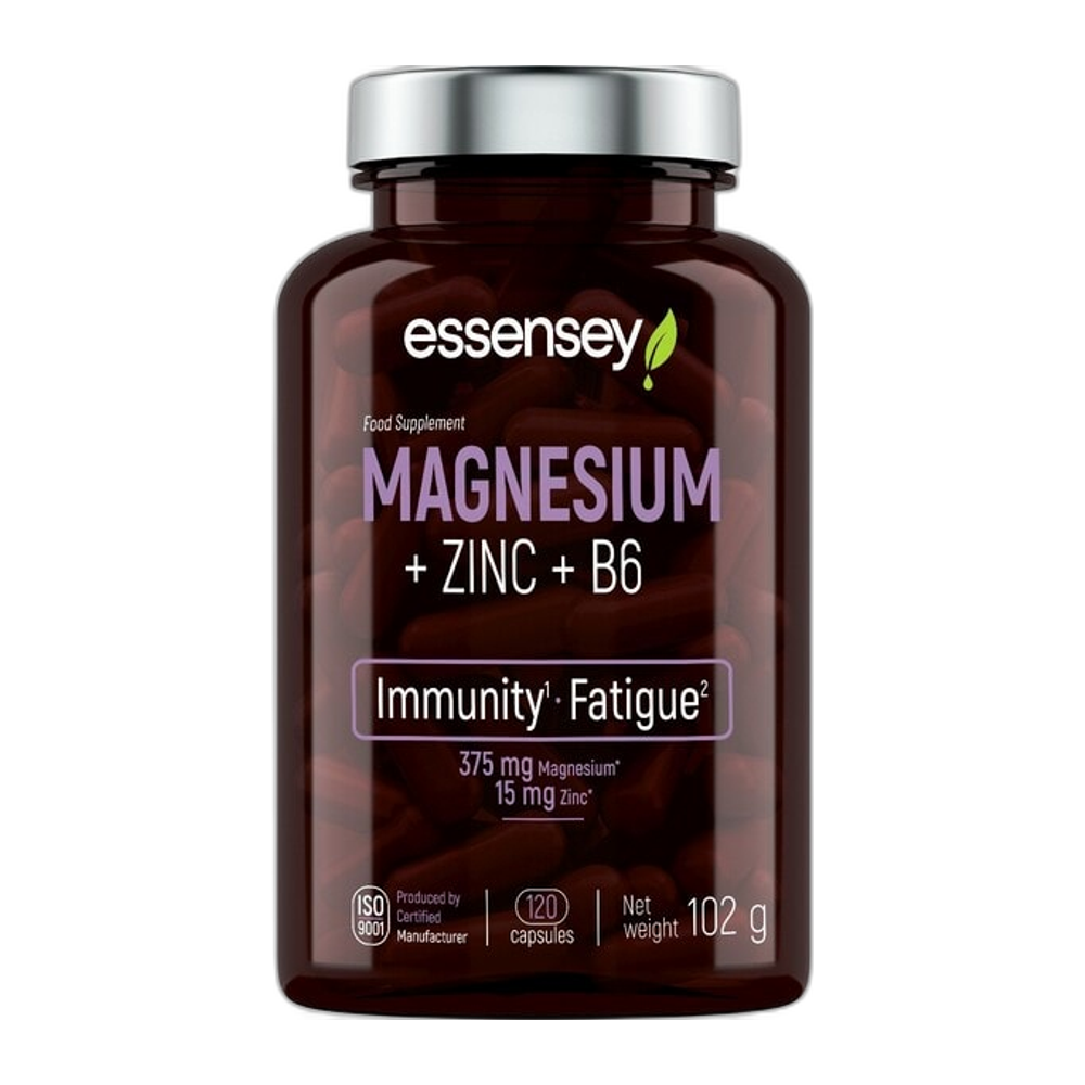 Essensey Magnesium + Zinc + B6 - 120 caps