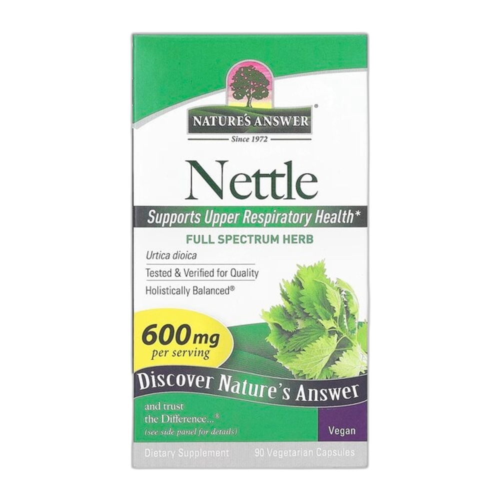 Nature's Answer Nettle, 600mg - 90 vcaps