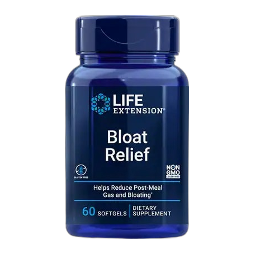 Life Extension Bloat Relief - 60 softgels