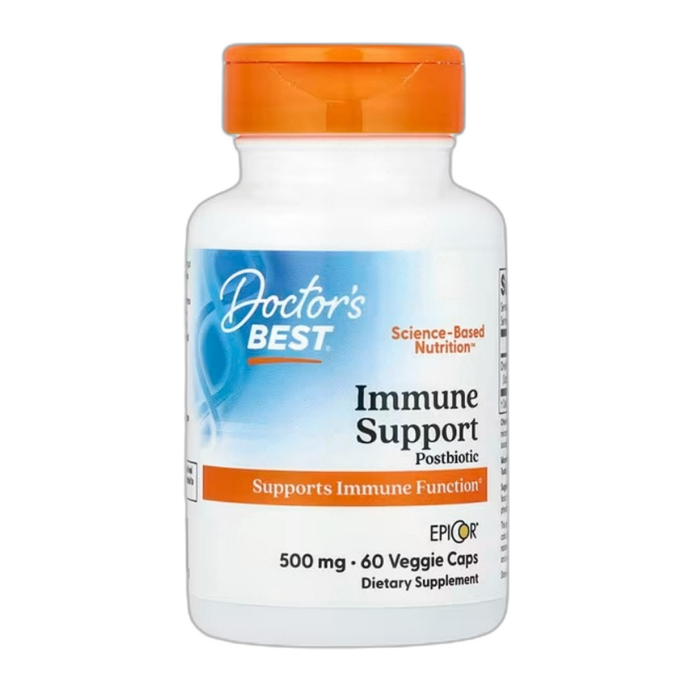 Doctor's Best Immune Support Postbiotic, 500mg - 60 vcaps